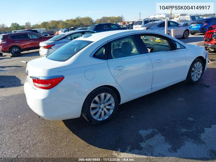 1G4PP5SK0G4149917 2016 Buick Verano