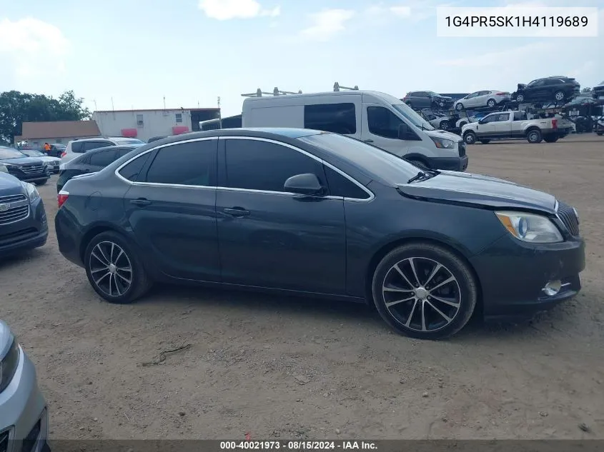 2017 Buick Verano Sport Touring VIN: 1G4PR5SK1H4119689 Lot: 40021973