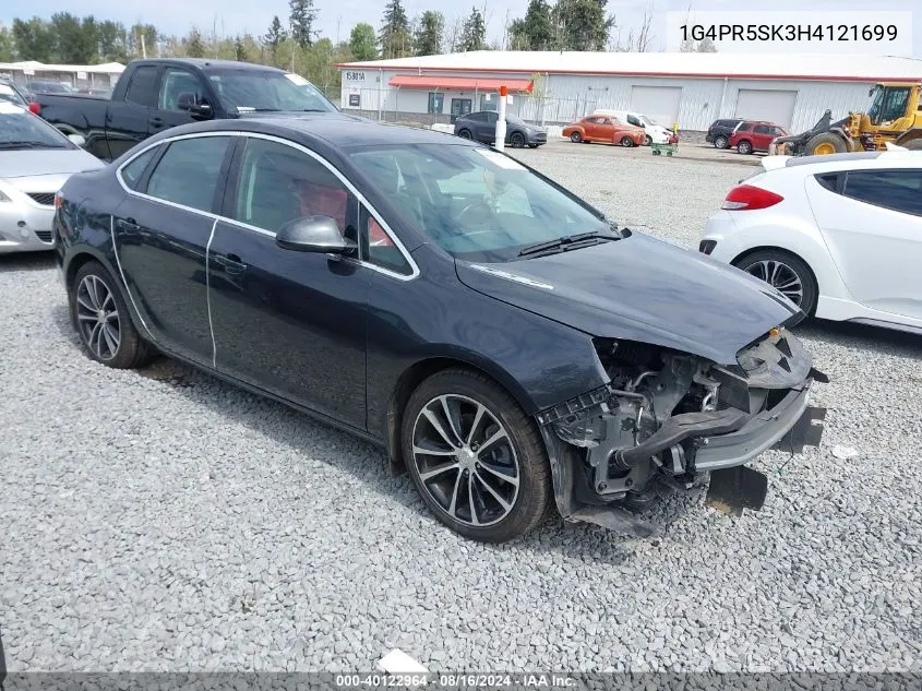 1G4PR5SK3H4121699 2017 Buick Verano Sport Touring