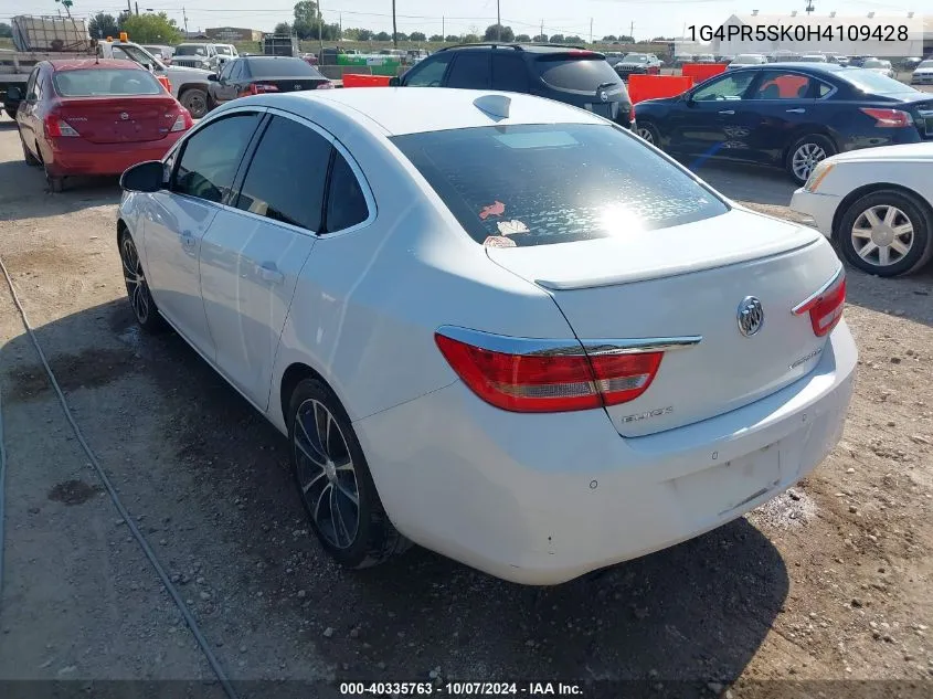 2017 Buick Verano Sport Touring VIN: 1G4PR5SK0H4109428 Lot: 40335763