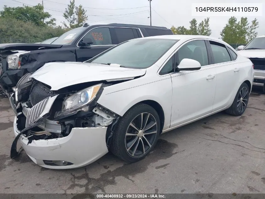 2017 Buick Verano Sport Touring VIN: 1G4PR5SK4H4110579 Lot: 40408932