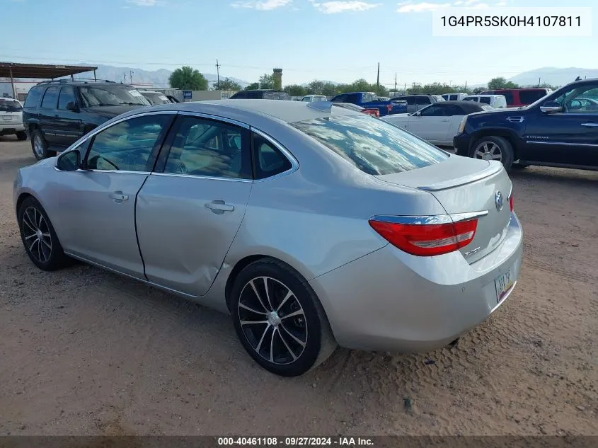 2017 Buick Verano Sport Touring VIN: 1G4PR5SK0H4107811 Lot: 40461108