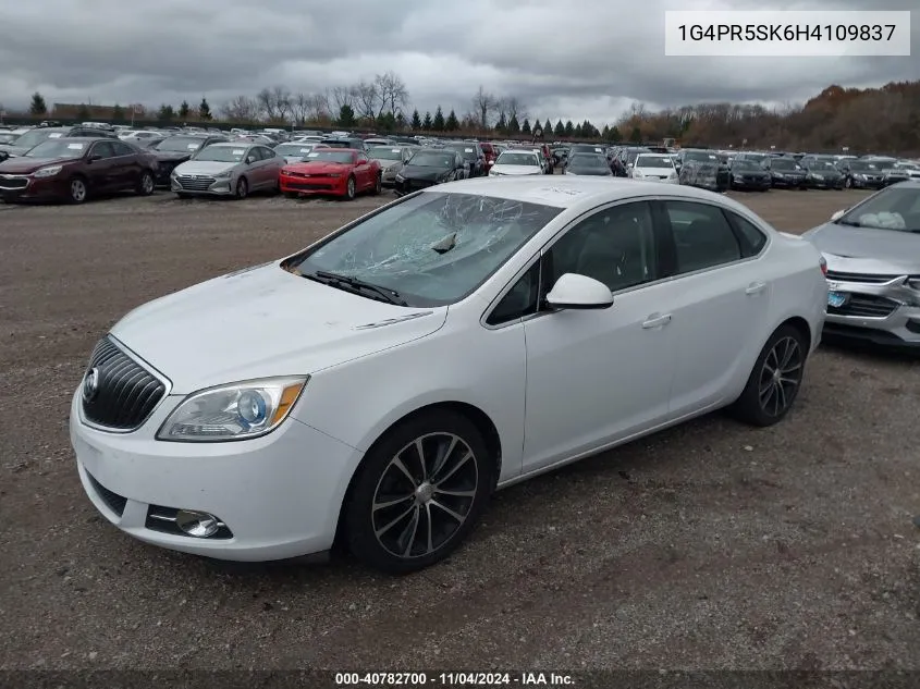 2017 Buick Verano Sport Touring VIN: 1G4PR5SK6H4109837 Lot: 40782700