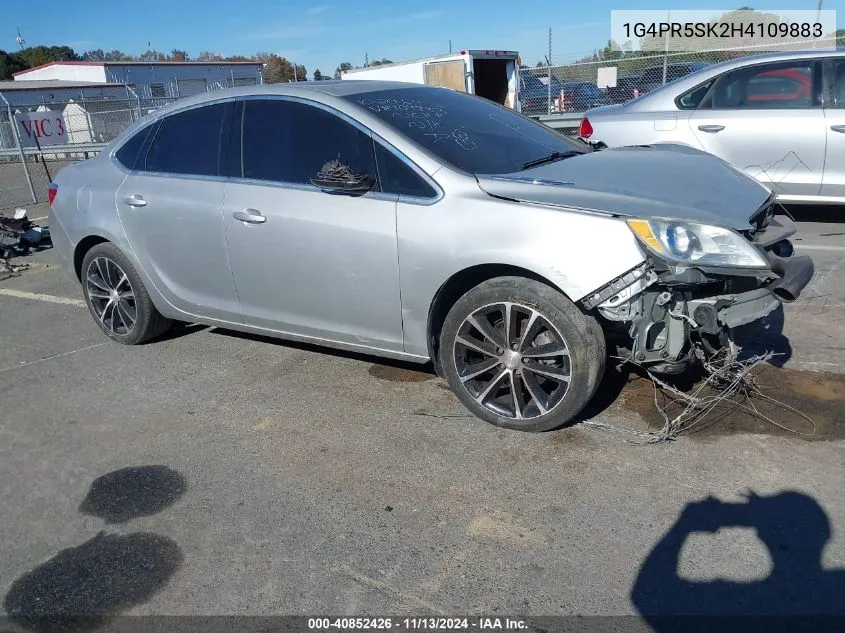 2017 Buick Verano Sport Touring VIN: 1G4PR5SK2H4109883 Lot: 40852426