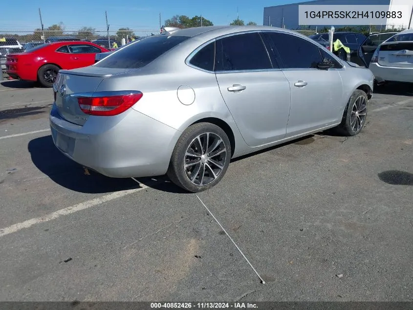 2017 Buick Verano Sport Touring VIN: 1G4PR5SK2H4109883 Lot: 40852426