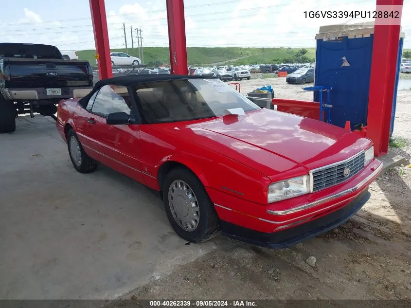 1G6VS3394PU128842 1993 Cadillac Allante