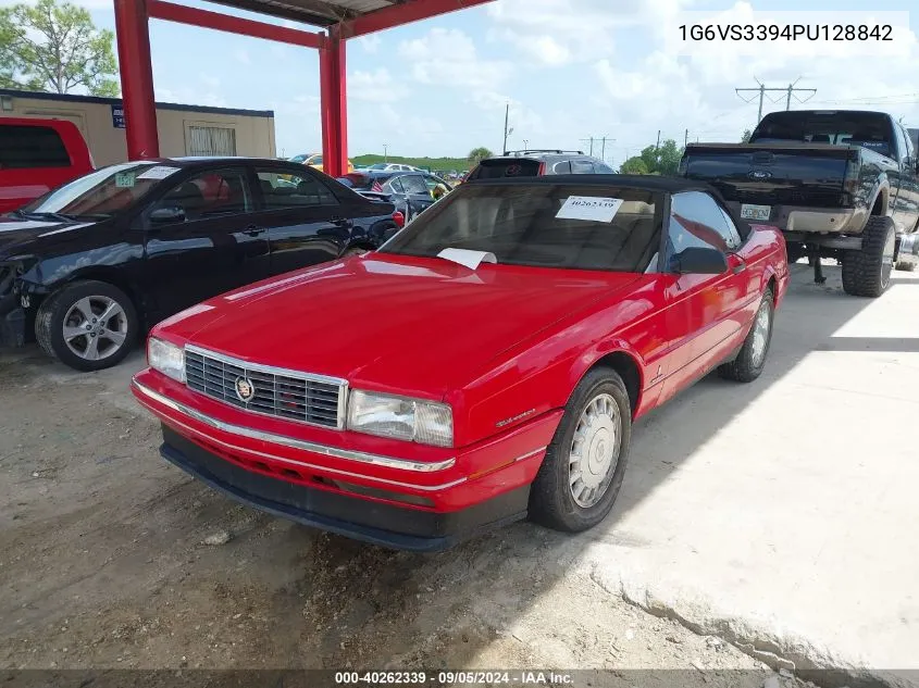 1993 Cadillac Allante VIN: 1G6VS3394PU128842 Lot: 40262339