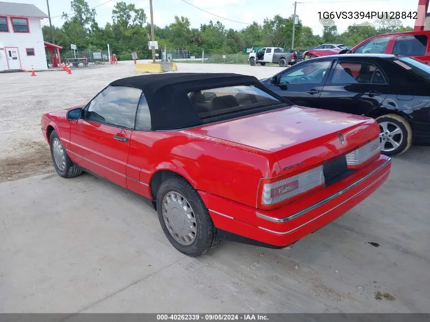 1G6VS3394PU128842 1993 Cadillac Allante