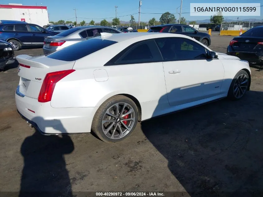 1G6AN1RY0G0115599 2016 Cadillac Ats-V