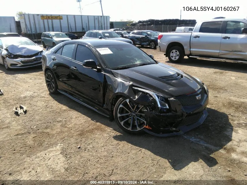 2018 Cadillac Ats-V VIN: 1G6AL5SY4J0160267 Lot: 40315913