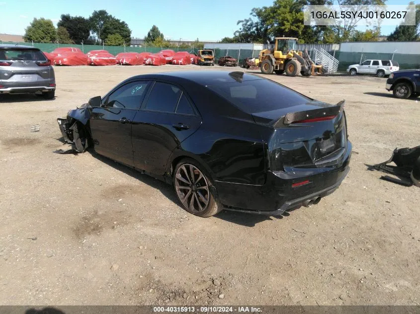 2018 Cadillac Ats-V VIN: 1G6AL5SY4J0160267 Lot: 40315913