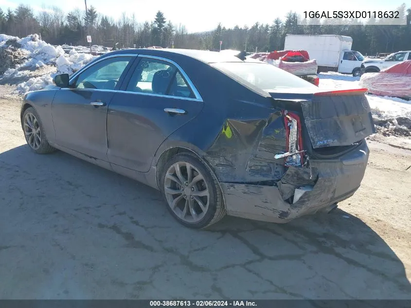 2013 Cadillac Ats Premium VIN: 1G6AL5S3XD0118632 Lot: 38687613