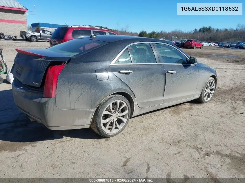 2013 Cadillac Ats Premium VIN: 1G6AL5S3XD0118632 Lot: 38687613