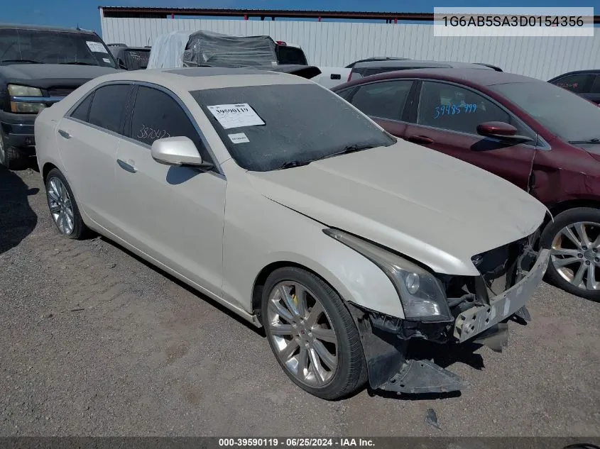 2013 Cadillac Ats Luxury VIN: 1G6AB5SA3D0154356 Lot: 39590119