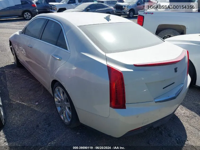 1G6AB5SA3D0154356 2013 Cadillac Ats Luxury