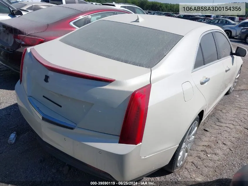 2013 Cadillac Ats Luxury VIN: 1G6AB5SA3D0154356 Lot: 39590119