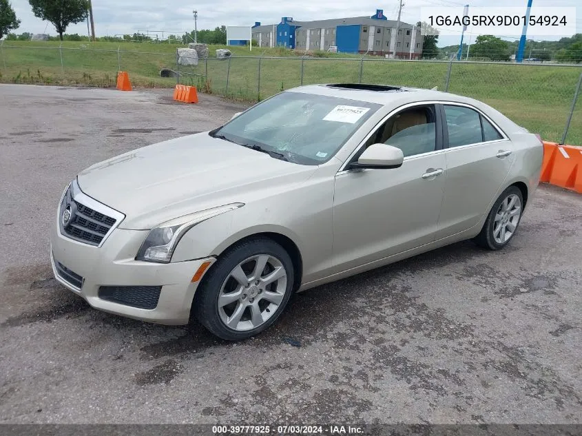 2013 Cadillac Ats Standard VIN: 1G6AG5RX9D0154924 Lot: 39777925