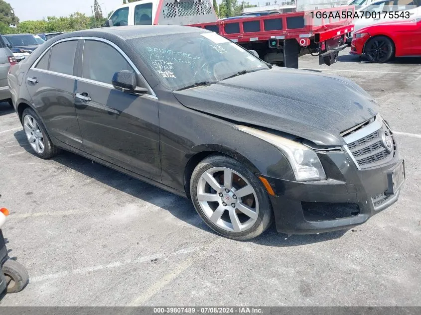 1G6AA5RA7D0175543 2013 Cadillac Ats Standard