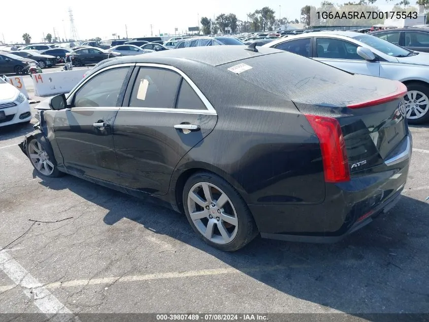 1G6AA5RA7D0175543 2013 Cadillac Ats Standard