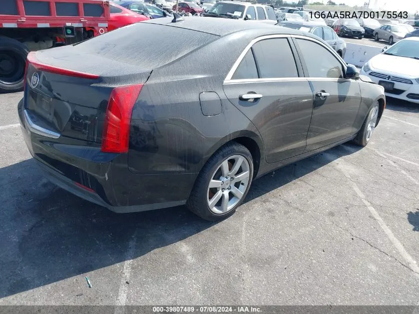 1G6AA5RA7D0175543 2013 Cadillac Ats Standard