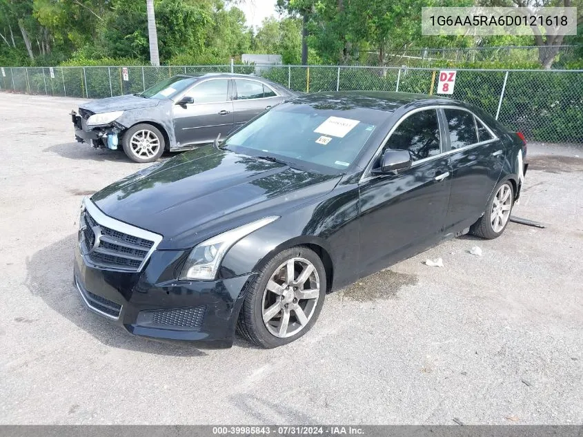 2013 Cadillac Ats Standard VIN: 1G6AA5RA6D0121618 Lot: 39985843