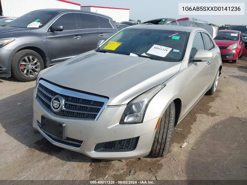 2013 Cadillac Ats Luxury VIN: 1G6AB5SXXD0141236 Lot: 40011328