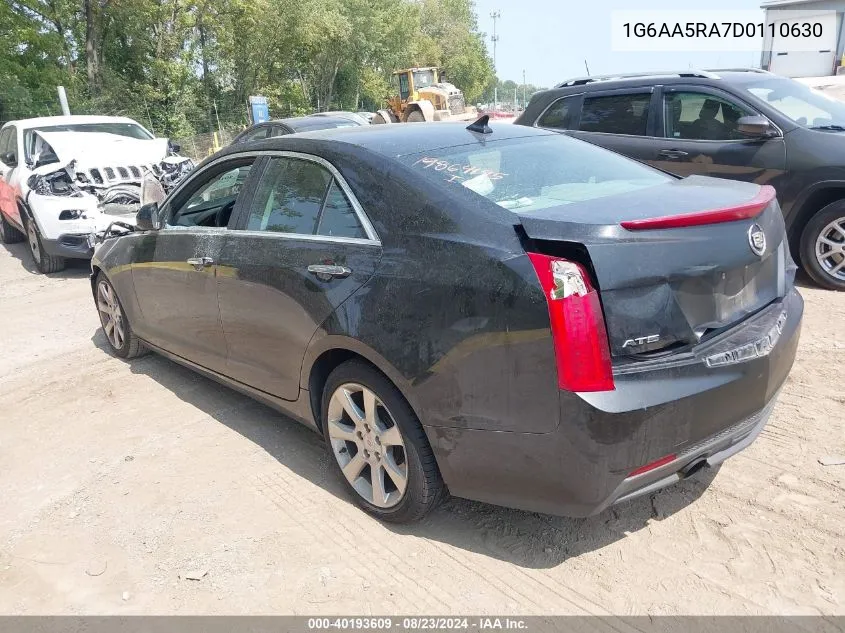 2013 Cadillac Ats Standard VIN: 1G6AA5RA7D0110630 Lot: 40193609