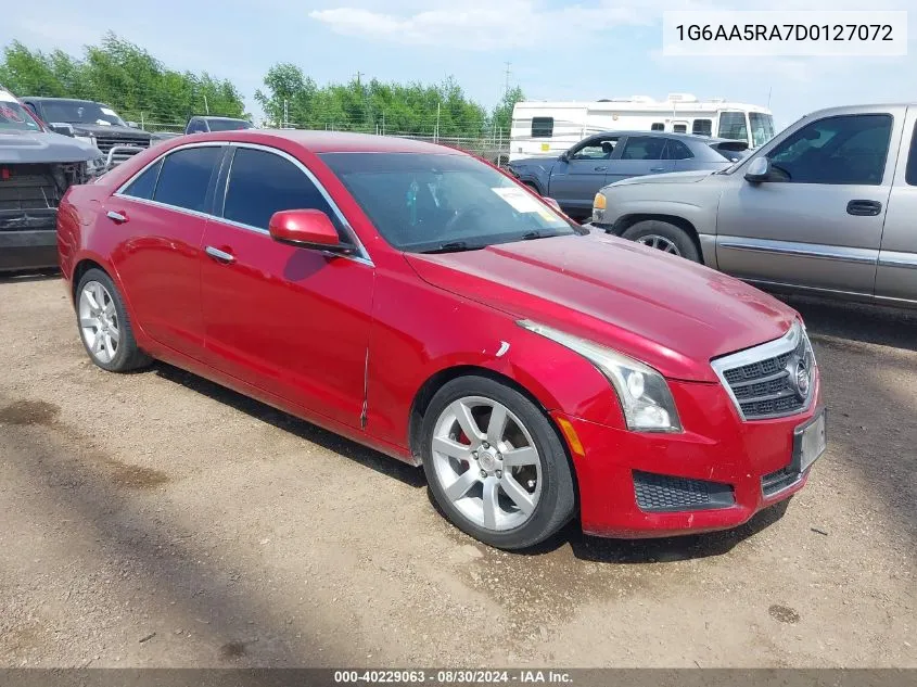 2013 Cadillac Ats Standard VIN: 1G6AA5RA7D0127072 Lot: 40229063