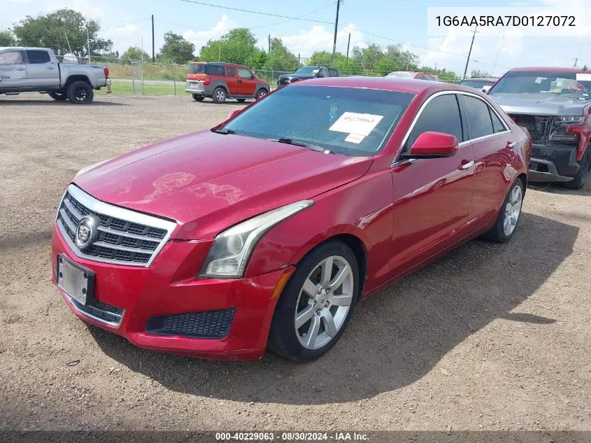 1G6AA5RA7D0127072 2013 Cadillac Ats Standard