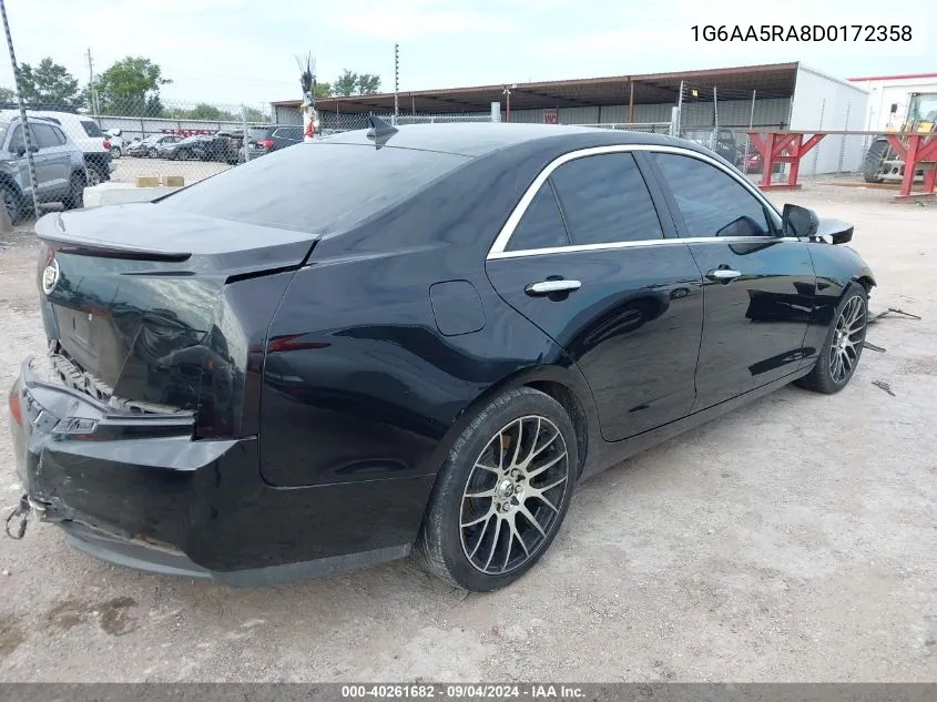 2013 Cadillac Ats Standard VIN: 1G6AA5RA8D0172358 Lot: 40261682