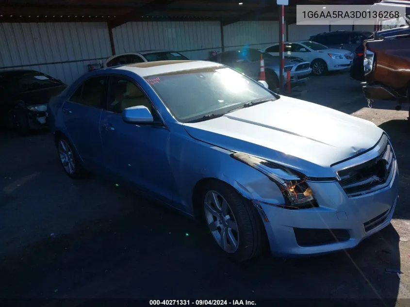 2013 Cadillac Ats Standard VIN: 1G6AA5RA3D0136268 Lot: 40271331