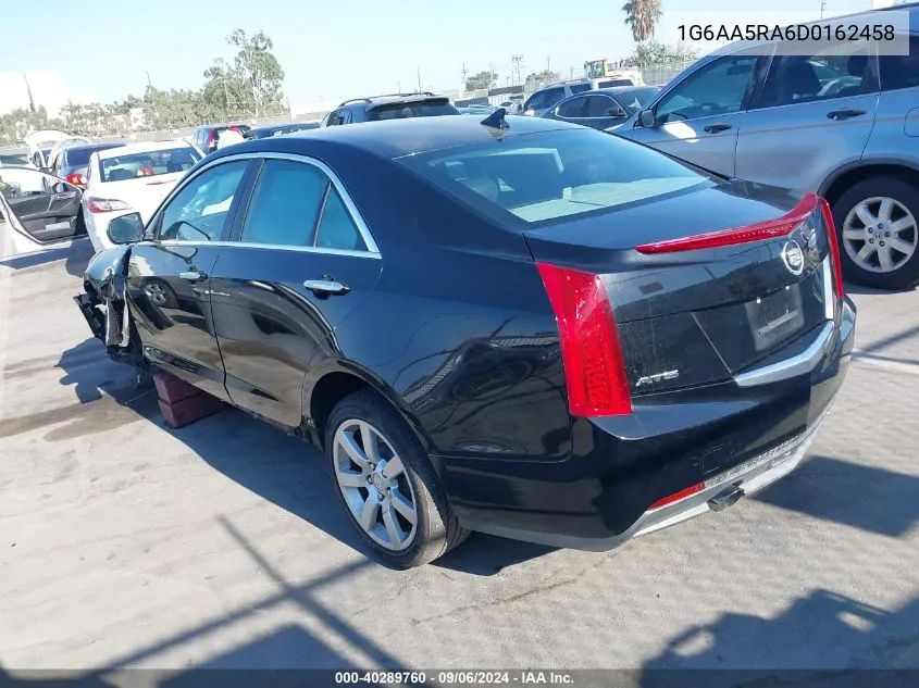 2013 Cadillac Ats Standard VIN: 1G6AA5RA6D0162458 Lot: 40289760