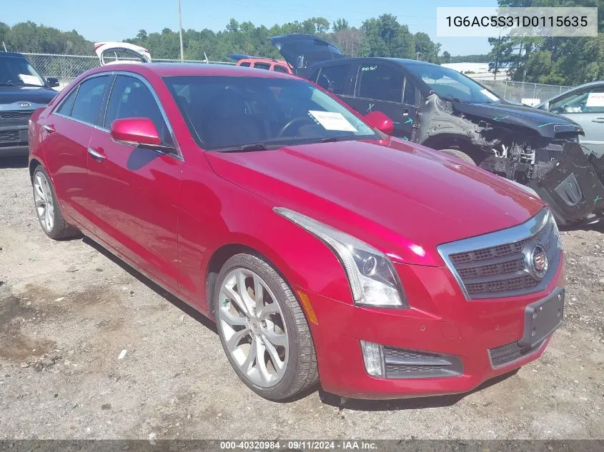 1G6AC5S31D0115635 2013 Cadillac Ats Performance