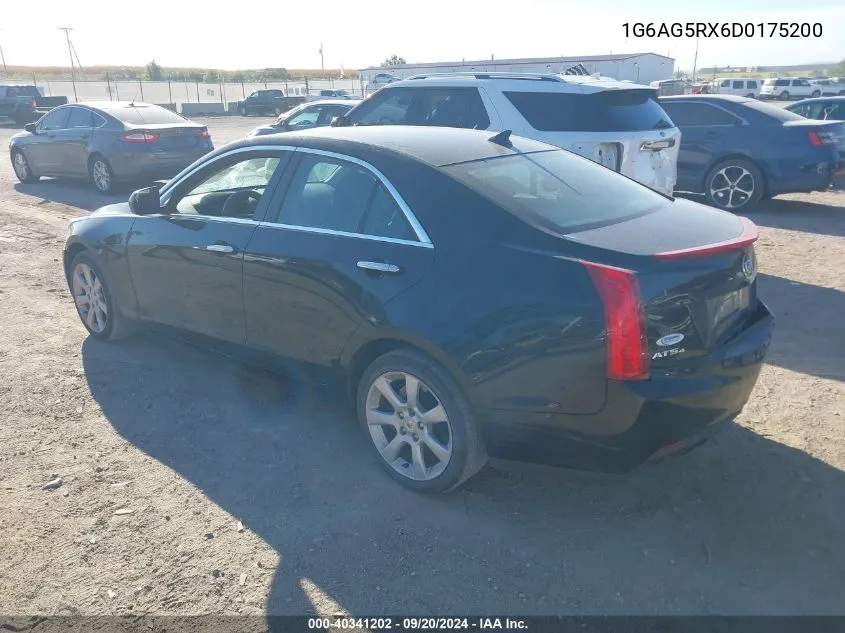 1G6AG5RX6D0175200 2013 Cadillac Ats Standard