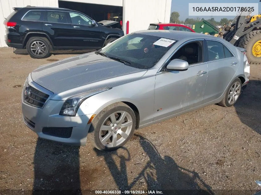 2013 Cadillac Ats Standard VIN: 1G6AA5RA2D0178625 Lot: 40366338