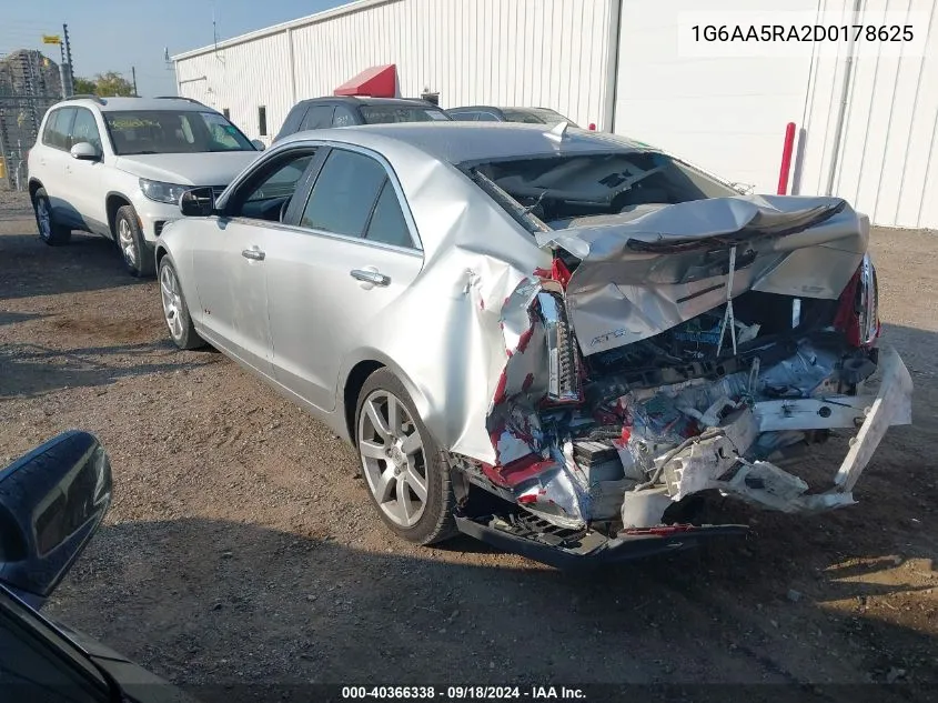 1G6AA5RA2D0178625 2013 Cadillac Ats Standard