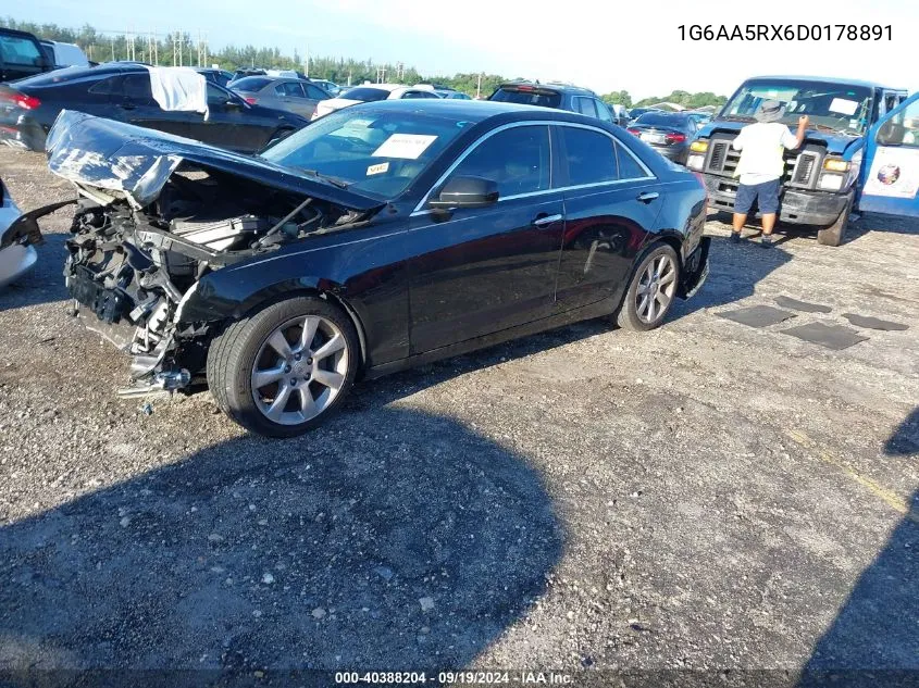 1G6AA5RX6D0178891 2013 Cadillac Ats Standard