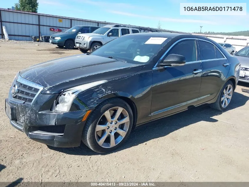 2013 Cadillac Ats Luxury VIN: 1G6AB5RA6D0171478 Lot: 40415413