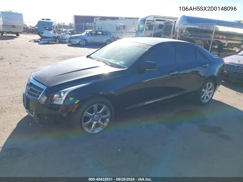 2013 Cadillac Ats Luxury VIN: 1G6AH5SX2D0148096 Lot: 40432831