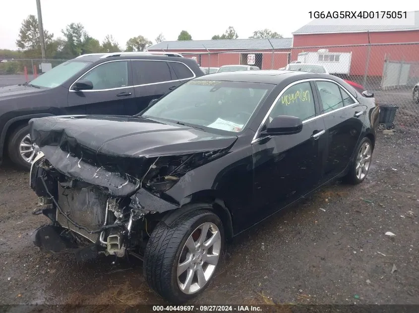 1G6AG5RX4D0175051 2013 Cadillac Ats Standard