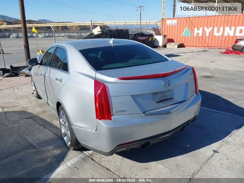 2013 Cadillac Ats Luxury VIN: 1G6AB5RX0D0131806 Lot: 40462656