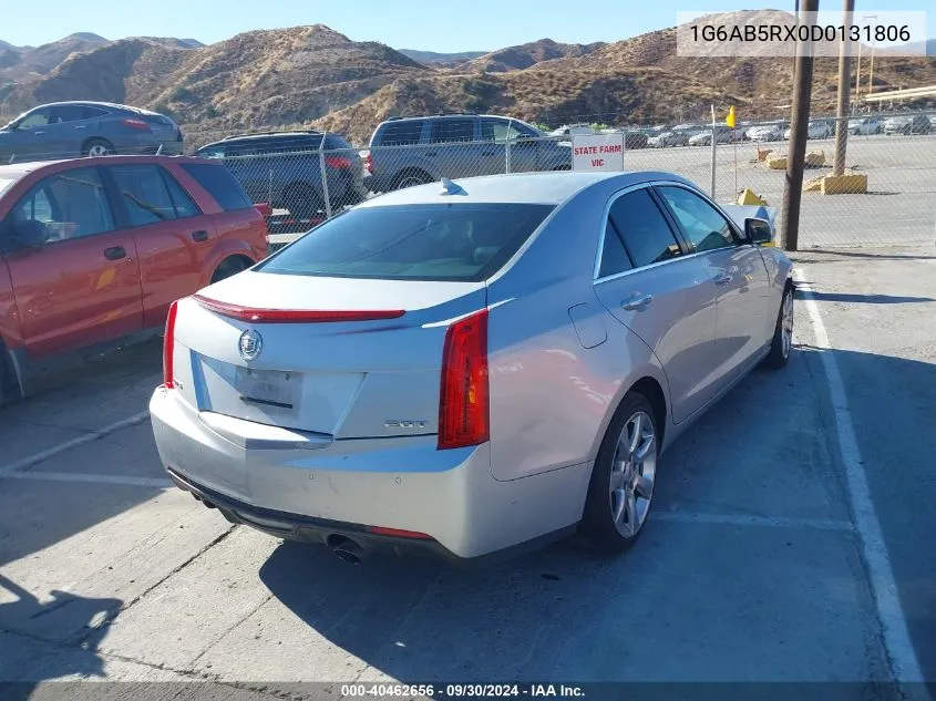 2013 Cadillac Ats Luxury VIN: 1G6AB5RX0D0131806 Lot: 40462656