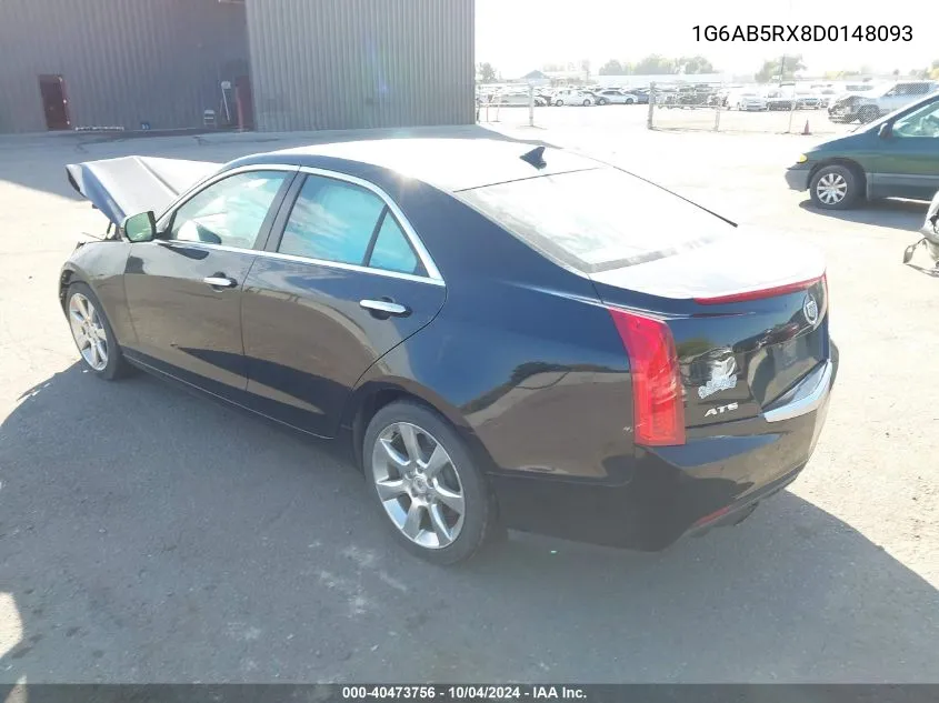 2013 Cadillac Ats Luxury VIN: 1G6AB5RX8D0148093 Lot: 40473756