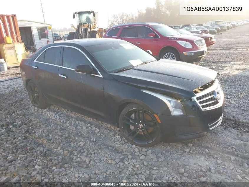 2013 Cadillac Ats Luxury VIN: 1G6AB5SA4D0137839 Lot: 40486043