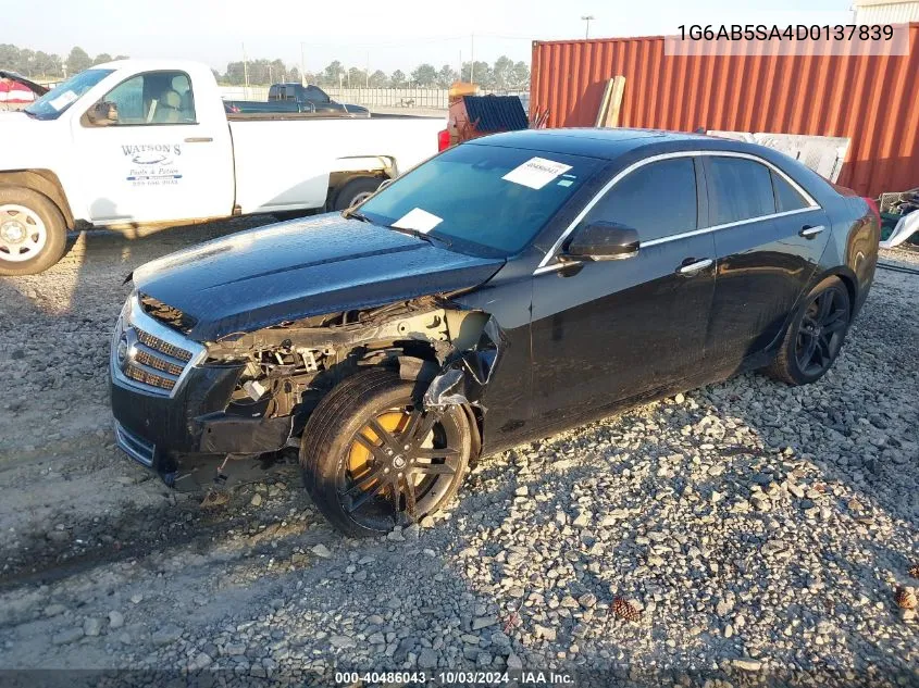 2013 Cadillac Ats Luxury VIN: 1G6AB5SA4D0137839 Lot: 40486043