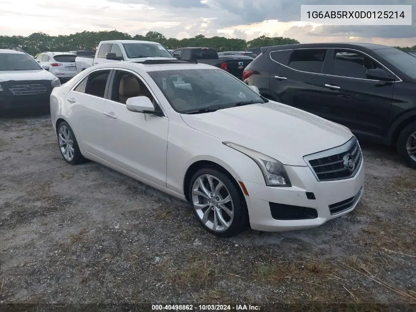 2013 Cadillac Ats Luxury VIN: 1G6AB5RX0D0125214 Lot: 40498862