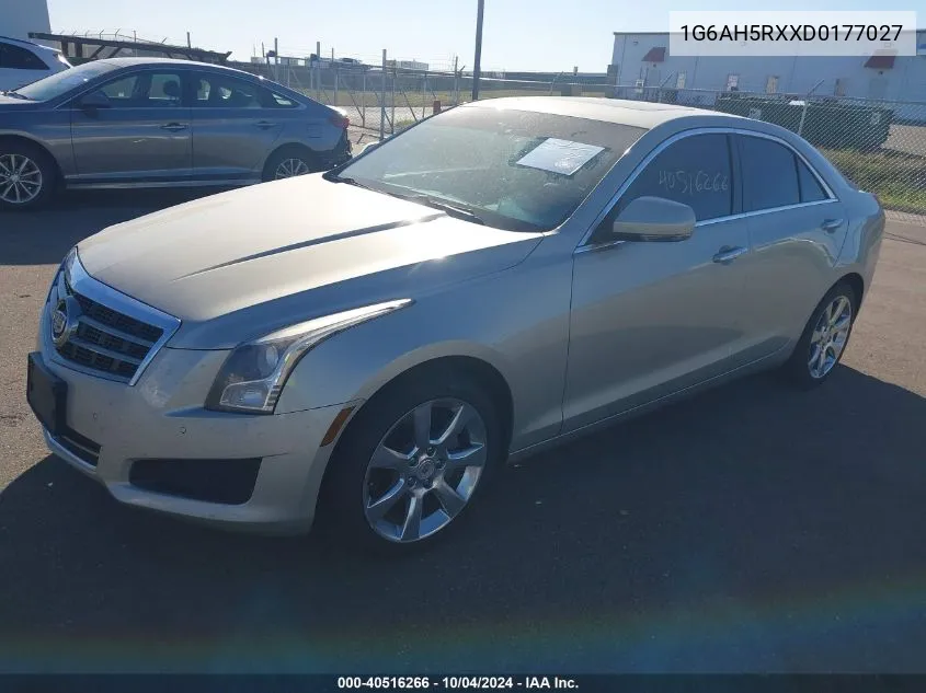 2013 Cadillac Ats Luxury VIN: 1G6AH5RXXD0177027 Lot: 40516266