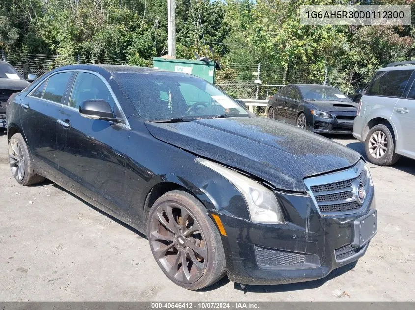 2013 Cadillac Ats Luxury VIN: 1G6AH5R30D0112300 Lot: 40546412