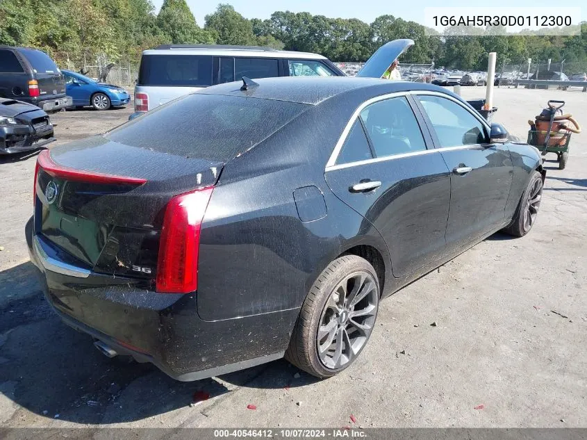 2013 Cadillac Ats Luxury VIN: 1G6AH5R30D0112300 Lot: 40546412