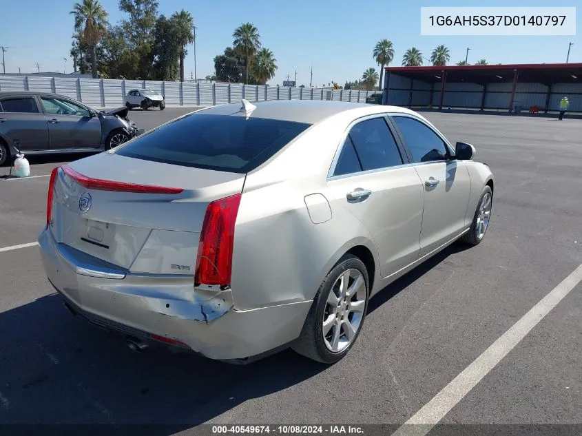 2013 Cadillac Ats Luxury VIN: 1G6AH5S37D0140797 Lot: 40549674